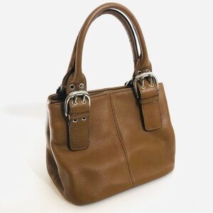 Tignanello Brown Leather Perfect 10 French Tote